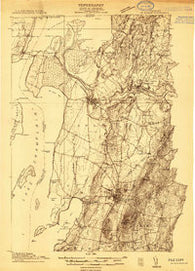 St. Albans Vermont Historical topographic map, 1:48000 scale, 15 X 15 Minute, Year 1914