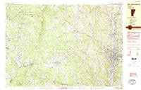 St. Johnsbury Vermont Historical topographic map, 1:25000 scale, 7.5 X 15 Minute, Year 1983