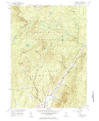 Stamford Vermont Historical topographic map, 1:24000 scale, 7.5 X 7.5 Minute, Year 1954
