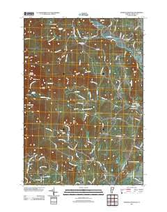 Sterling Mountain Vermont Historical topographic map, 1:24000 scale, 7.5 X 7.5 Minute, Year 2012