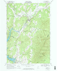 Stowe Vermont Historical topographic map, 1:24000 scale, 7.5 X 7.5 Minute, Year 1968