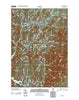 Stowe Vermont Historical topographic map, 1:24000 scale, 7.5 X 7.5 Minute, Year 2012