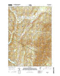 Stowe Vermont Current topographic map, 1:24000 scale, 7.5 X 7.5 Minute, Year 2015