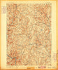 Strafford Vermont Historical topographic map, 1:62500 scale, 15 X 15 Minute, Year 1896