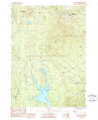 Stratton Mtn Vermont Historical topographic map, 1:24000 scale, 7.5 X 7.5 Minute, Year 1986