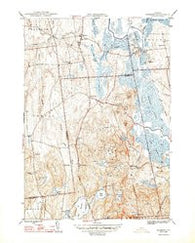 Sudbury Vermont Historical topographic map, 1:31680 scale, 7.5 X 7.5 Minute, Year 1948