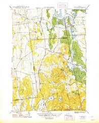 Sudbury Vermont Historical topographic map, 1:31680 scale, 7.5 X 7.5 Minute, Year 1948