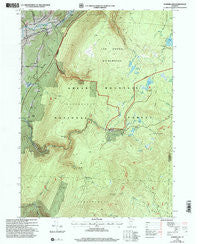 Sunderland Vermont Historical topographic map, 1:24000 scale, 7.5 X 7.5 Minute, Year 1997