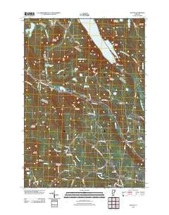Sutton Vermont Historical topographic map, 1:24000 scale, 7.5 X 7.5 Minute, Year 2012