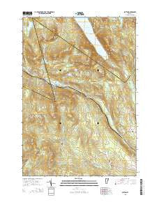 Sutton Vermont Current topographic map, 1:24000 scale, 7.5 X 7.5 Minute, Year 2015