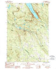 Sutton Vermont Historical topographic map, 1:24000 scale, 7.5 X 7.5 Minute, Year 1986