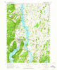 Ticonderoga New York Historical topographic map, 1:62500 scale, 15 X 15 Minute, Year 1950