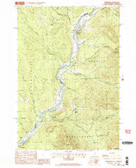 Tinkerville New Hampshire Historical topographic map, 1:24000 scale, 7.5 X 7.5 Minute, Year 1988