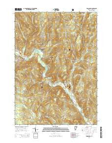 Townshend Vermont Current topographic map, 1:24000 scale, 7.5 X 7.5 Minute, Year 2015