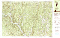 Townshend Vermont Historical topographic map, 1:25000 scale, 7.5 X 15 Minute, Year 1984