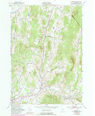 Underhill Vermont Historical topographic map, 1:24000 scale, 7.5 X 7.5 Minute, Year 1948