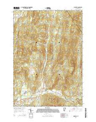 Underhill Vermont Current topographic map, 1:24000 scale, 7.5 X 7.5 Minute, Year 2015
