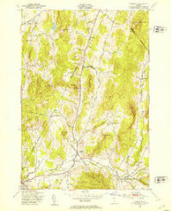 Underhill Vermont Historical topographic map, 1:24000 scale, 7.5 X 7.5 Minute, Year 1948