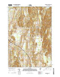 Vergennes East Vermont Current topographic map, 1:24000 scale, 7.5 X 7.5 Minute, Year 2015