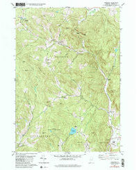 Vershire Vermont Historical topographic map, 1:24000 scale, 7.5 X 7.5 Minute, Year 1981