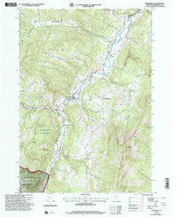 Waitsfield Vermont Historical topographic map, 1:24000 scale, 7.5 X 7.5 Minute, Year 1997