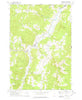 Waitsfield Vermont Historical topographic map, 1:24000 scale, 7.5 X 7.5 Minute, Year 1970