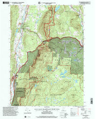 Wallingford Vermont Historical topographic map, 1:24000 scale, 7.5 X 7.5 Minute, Year 1997