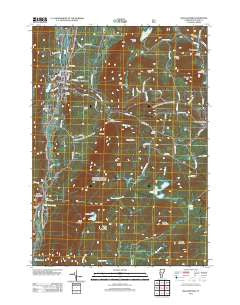 Wallingford Vermont Historical topographic map, 1:24000 scale, 7.5 X 7.5 Minute, Year 2012