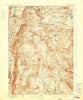 Wallingford Vermont Historical topographic map, 1:62500 scale, 15 X 15 Minute, Year 1893