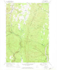 Warren Vermont Historical topographic map, 1:24000 scale, 7.5 X 7.5 Minute, Year 1970