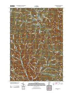 Washington Vermont Historical topographic map, 1:24000 scale, 7.5 X 7.5 Minute, Year 2012