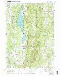Wells Vermont Historical topographic map, 1:24000 scale, 7.5 X 7.5 Minute, Year 1967
