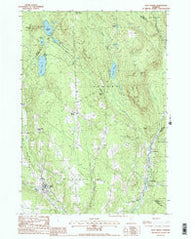 West Burke Vermont Historical topographic map, 1:24000 scale, 7.5 X 7.5 Minute, Year 1988