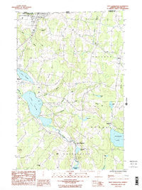 West Charleston Vermont Historical topographic map, 1:24000 scale, 7.5 X 7.5 Minute, Year 1986