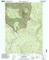 West Dover Vermont Historical topographic map, 1:24000 scale, 7.5 X 7.5 Minute, Year 1997