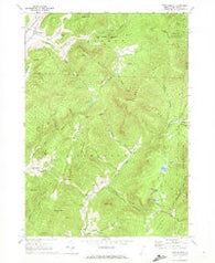 West Rupert Vermont Historical topographic map, 1:24000 scale, 7.5 X 7.5 Minute, Year 1967