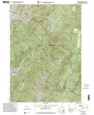 West Rupert Vermont Historical topographic map, 1:24000 scale, 7.5 X 7.5 Minute, Year 1995