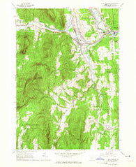 West Rutland Vermont Historical topographic map, 1:24000 scale, 7.5 X 7.5 Minute, Year 1964