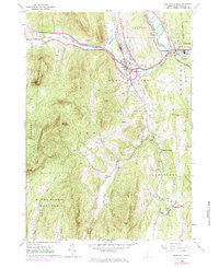 West Rutland Vermont Historical topographic map, 1:24000 scale, 7.5 X 7.5 Minute, Year 1964