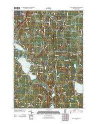 West Charleston Vermont Historical topographic map, 1:24000 scale, 7.5 X 7.5 Minute, Year 2012