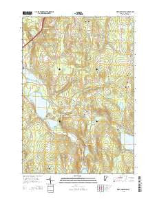 West Charleston Vermont Current topographic map, 1:24000 scale, 7.5 X 7.5 Minute, Year 2015