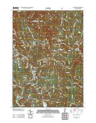 West Dover Vermont Historical topographic map, 1:24000 scale, 7.5 X 7.5 Minute, Year 2012