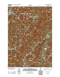 West Rupert Vermont Historical topographic map, 1:24000 scale, 7.5 X 7.5 Minute, Year 2012