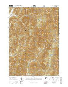 West Rupert Vermont Current topographic map, 1:24000 scale, 7.5 X 7.5 Minute, Year 2015