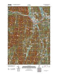 West Rutland Vermont Historical topographic map, 1:24000 scale, 7.5 X 7.5 Minute, Year 2012
