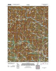 West Topsham Vermont Historical topographic map, 1:24000 scale, 7.5 X 7.5 Minute, Year 2012