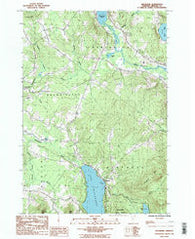 Westmore Vermont Historical topographic map, 1:24000 scale, 7.5 X 7.5 Minute, Year 1986