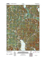 Westmore Vermont Historical topographic map, 1:24000 scale, 7.5 X 7.5 Minute, Year 2012