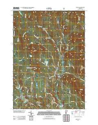 Weston Vermont Historical topographic map, 1:24000 scale, 7.5 X 7.5 Minute, Year 2012