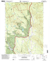 Weston Vermont Historical topographic map, 1:24000 scale, 7.5 X 7.5 Minute, Year 1997